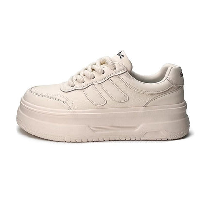 Damen Sneaker Sportlich Plattform Atmungsaktiv