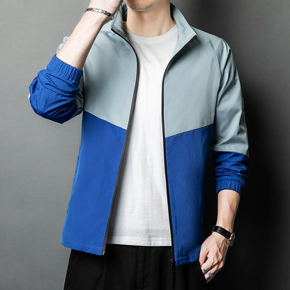 Herren Sportjacke Übergangsjacke Elastisch Reflektierend - BerlinGlamour