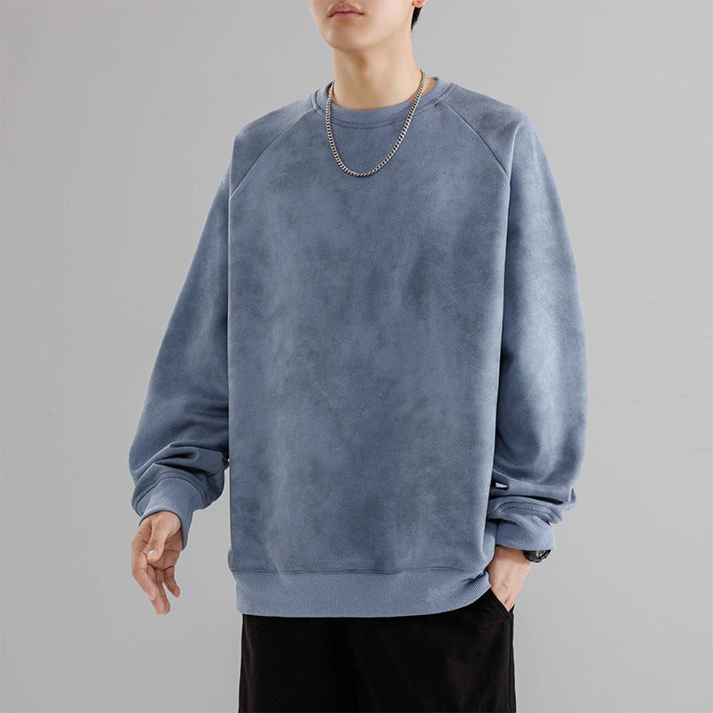 Herren Sweatshirt Lässig Raglan Ärmel Bequem
