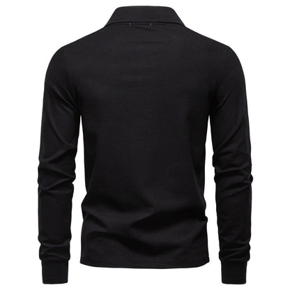 Herren Poloshirt Klassisch Modern Kontrastkragen