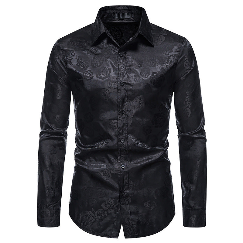 Herren Hemd Floral Elegant Glanz Berlin