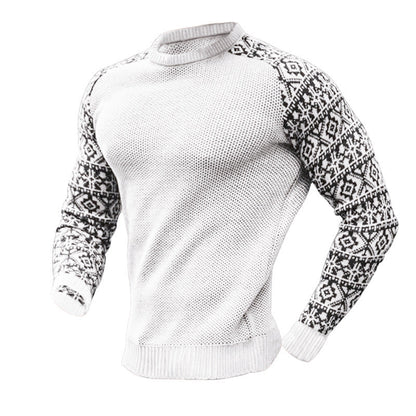 Herren Strickpullover Grafisches Muster Modern