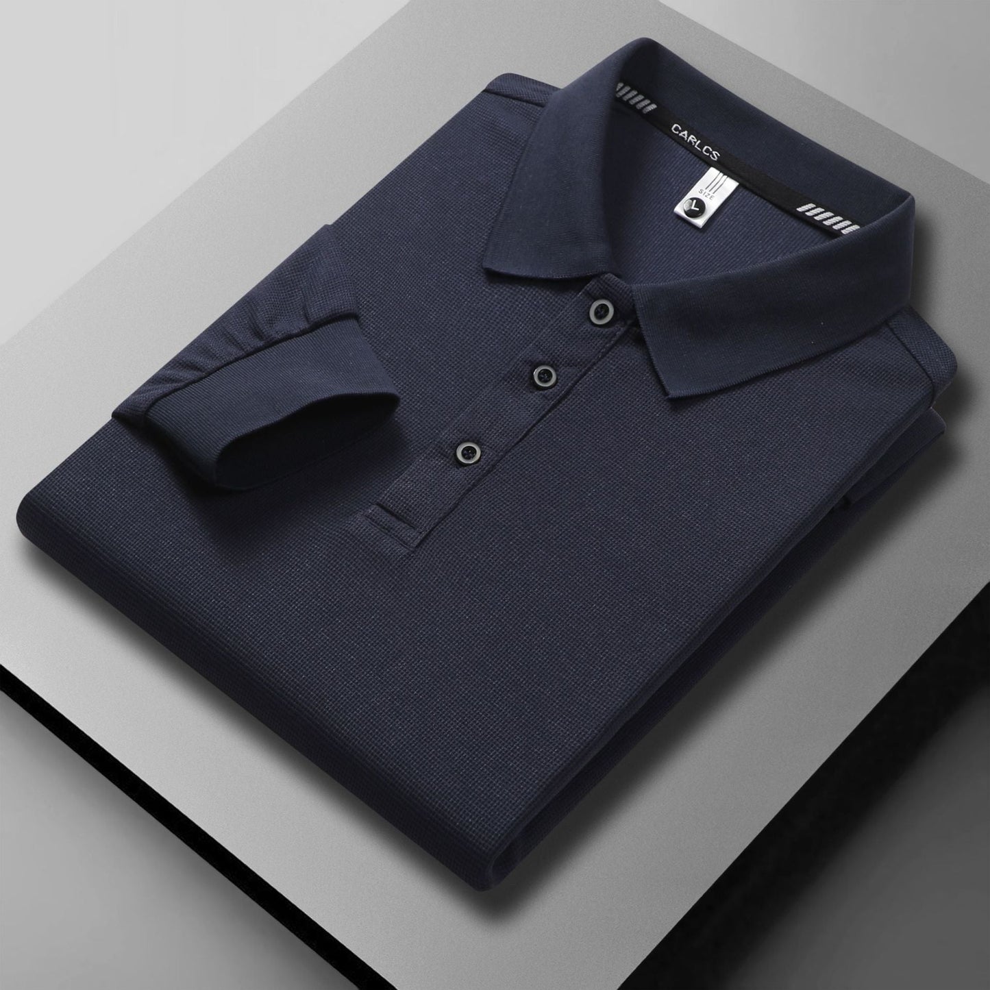 Herren Poloshirt atmungsaktiv Piqué mit Knopfleiste Elegent