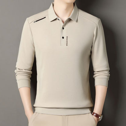 Herren Polo-Shirt Langarm Modern Sportlich Qualität