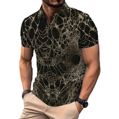 Herren Poloshirt Netzdesign Elegant Berlin Style