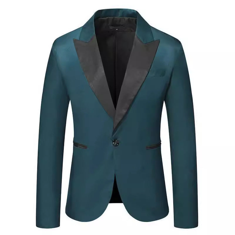 Herren Blazer Leopardenmuster Elegant Modern