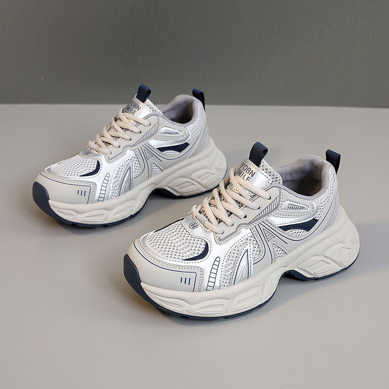 Damen Sneaker Sportlich Atmungsaktiv Trend