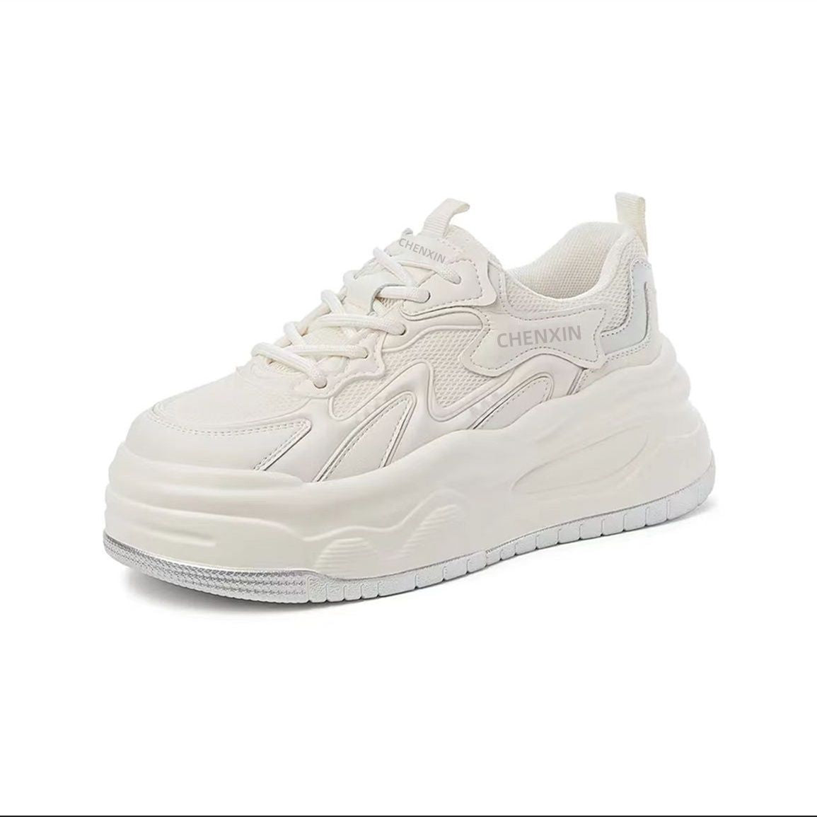 Damen Sneaker Bequem Chunky atmungsaktiv Sportlich