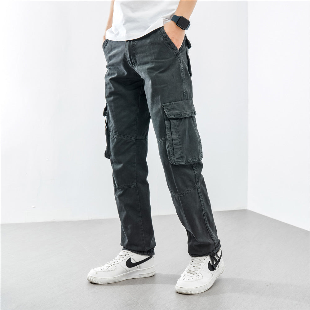 Herren Cargo-Hose Modern Praktisch Mit Vielen Taschen - BerlinGlamour