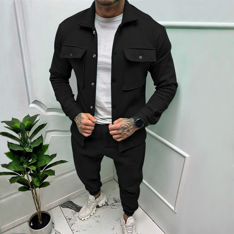 Herren Sportset Jersey Bequem Mit Taschen