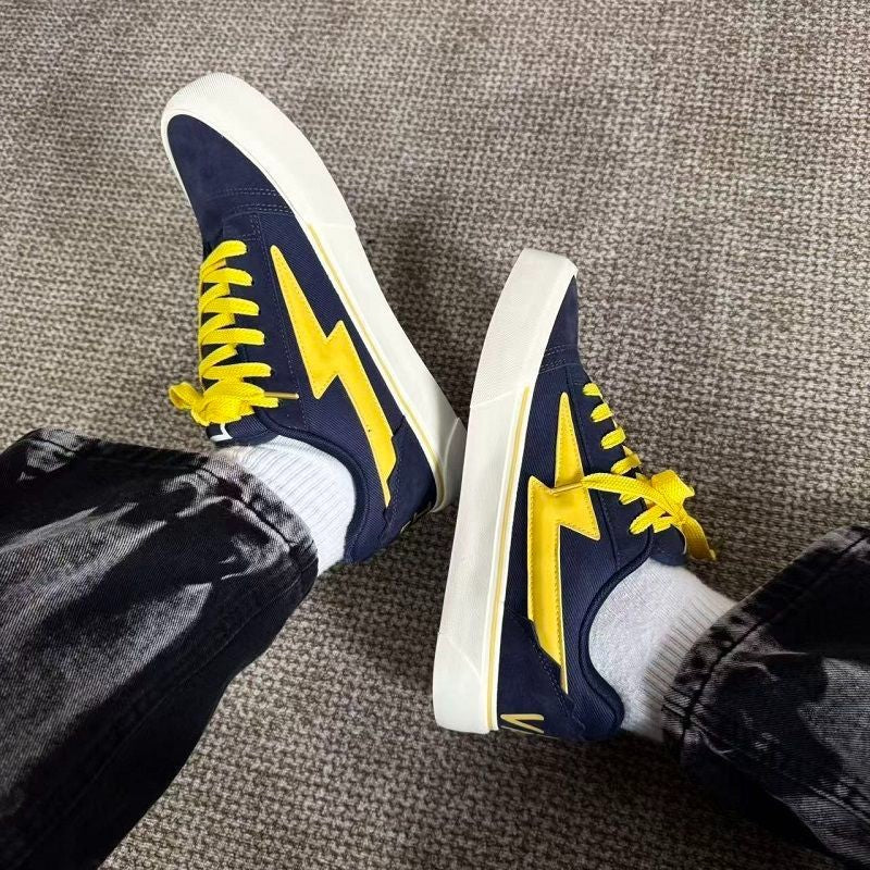 Damen Sneaker Sportlich Elastisch Schnürsenkel