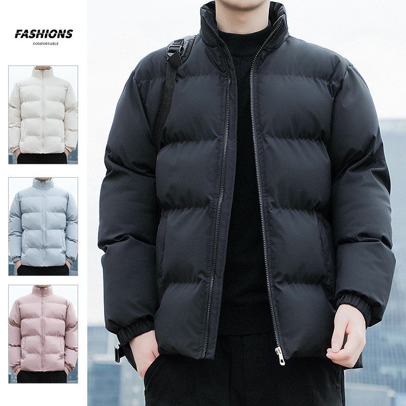 Herren Winterjacke Steppjacke Reißverschluss Warm Isoliert - BerlinGlamour