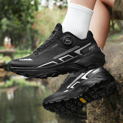 Damen Trailrunning Schuhe BOA-Verschluss Laufschuhe Damen Weich