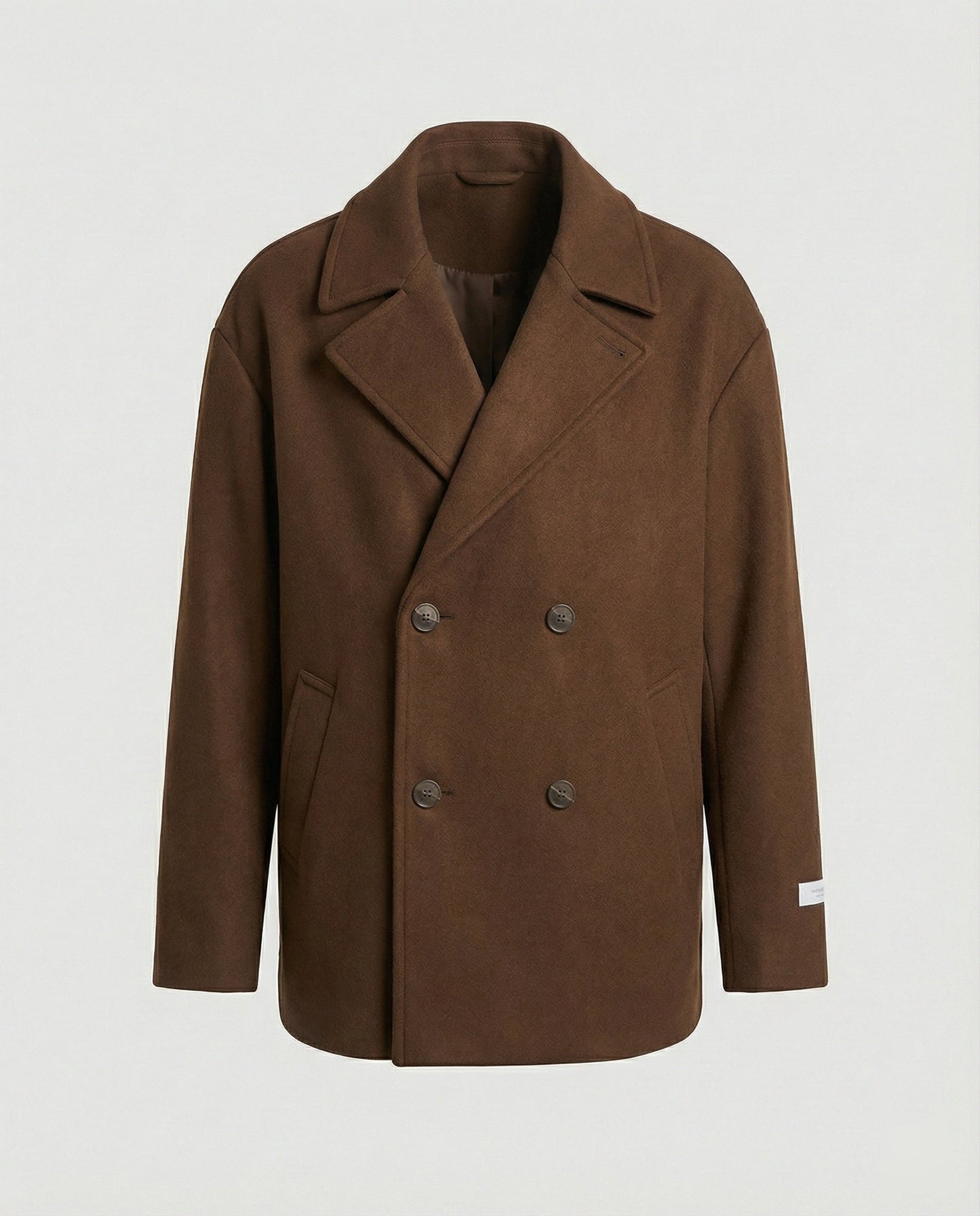 Herren Sakko Kurz Wollmix Klassisch Slim Fit