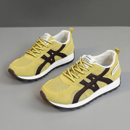 Damen Laufschuhe atmungsaktiv Mesh Sohle Dämpfung