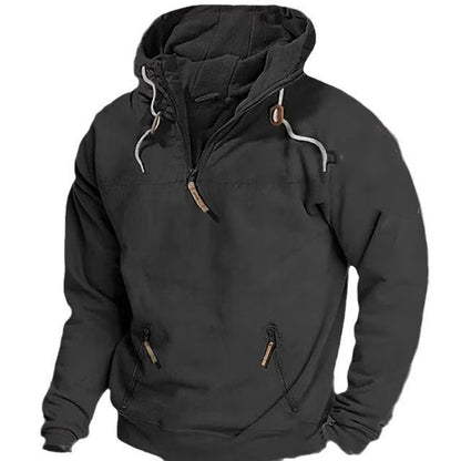 Herren Fleece-Pullover Sportlich Vielseitig Warm
