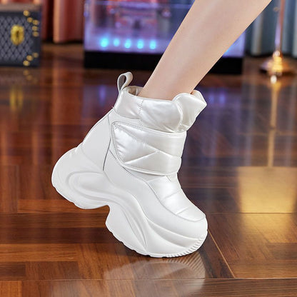 Damen Winterstiefel Gefüttert Warm Modern - BerlinGlamour
