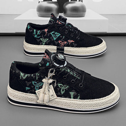 Damen Sneaker Canvas Schuhe Mode Bequem Einzigartig