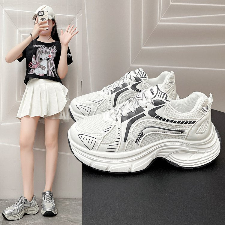 Damen Laufschuhe Sneaker Glänzend Dämpfend - BerlinGlamour