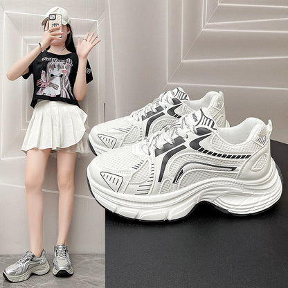 Damen Laufschuhe Sneaker Glänzend Dämpfend - BerlinGlamour