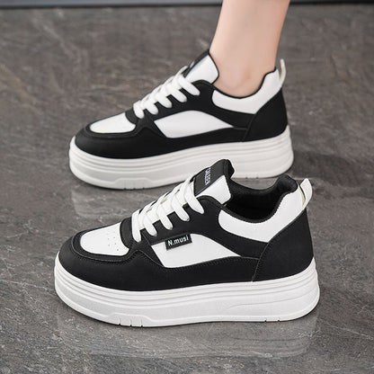 Damen Plateau Sneaker Komfortabel Modisch Größe
