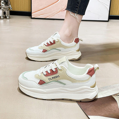 Damen Schnürschuhe Sportlich Elegant Frauen Schuhe