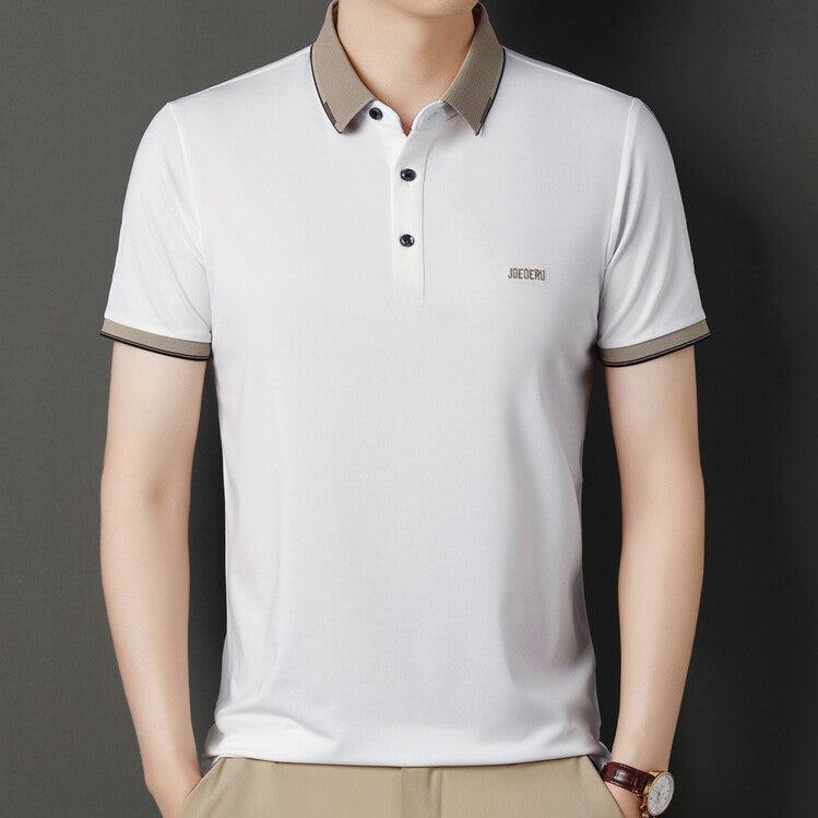 Herren Polo-Shirt Sportlich Moderner Kragen