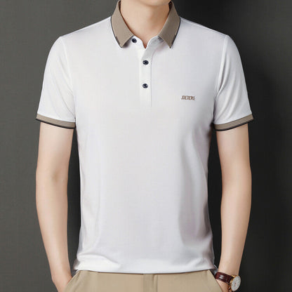 Herren Polo-Shirt Sportlich Moderner Kragen