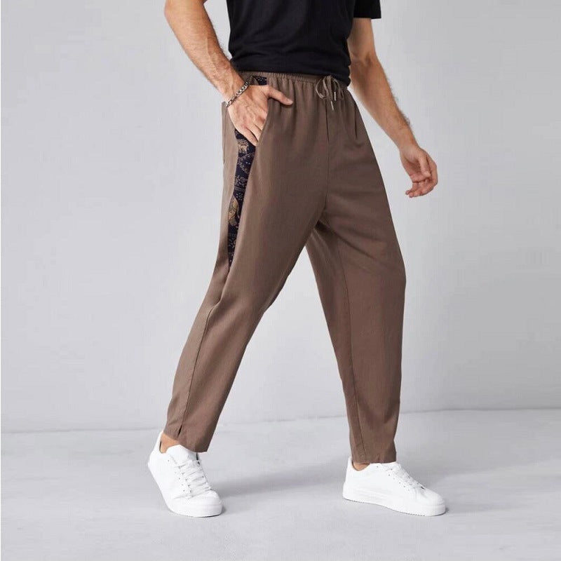 Bequeme Leinenhose Herren Sommerhose Elegant