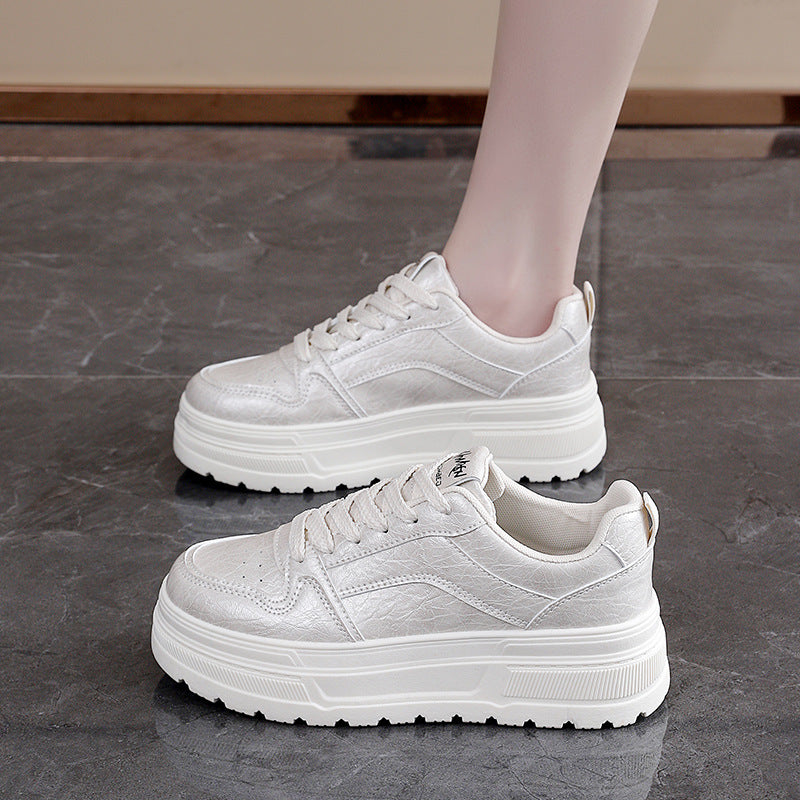 Damen Sneaker Sportlich Lässig Dicke Sohle