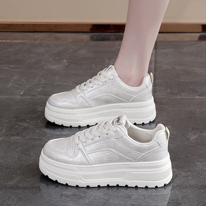 Damen Sneaker Sportlich Lässig Dicke Sohle