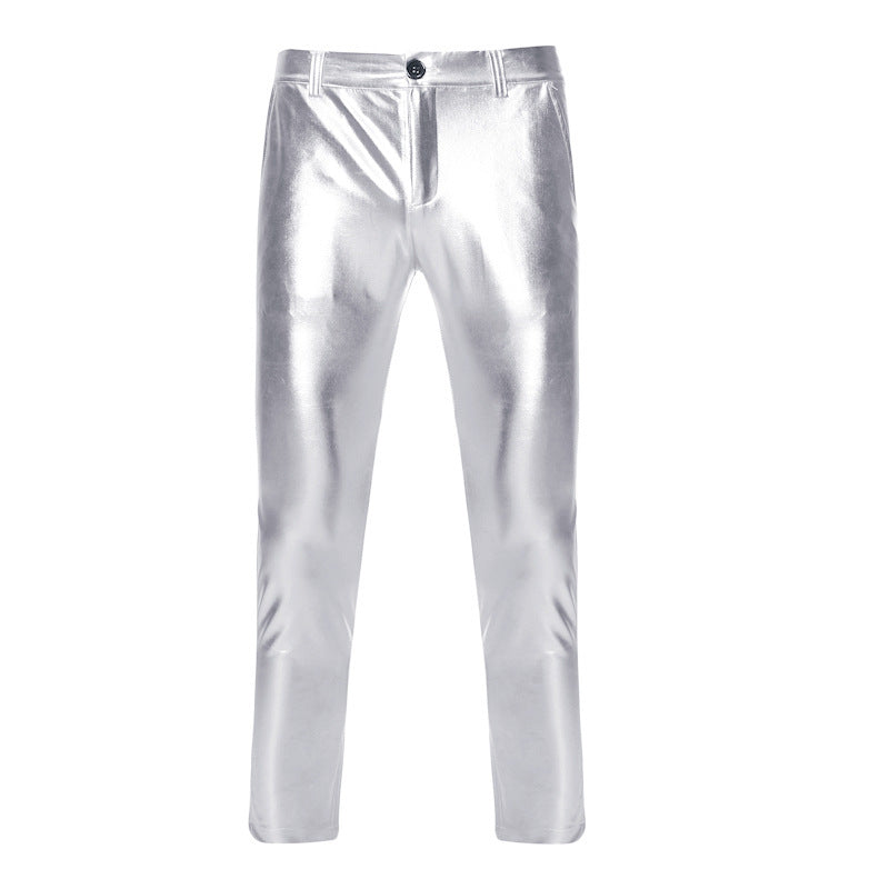 Glamouröse Herren Hose Pailletten Schwarz Elegant - BerlinGlamour
