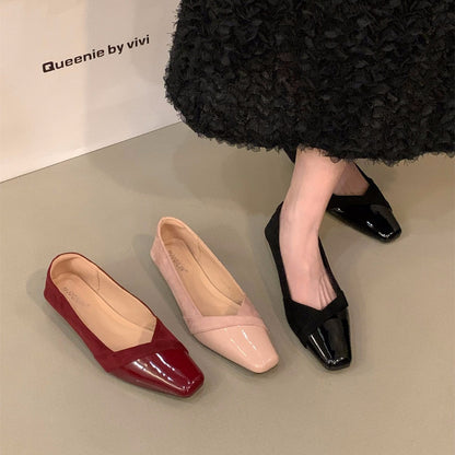 Damenschuhe Stiefeletten Elegante Glänzend Komfortabel - BerlinGlamour