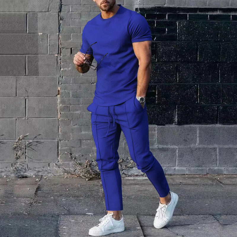 Herren Sport-Outfit atmungsaktiv mit Jogginghose und T-Shirt