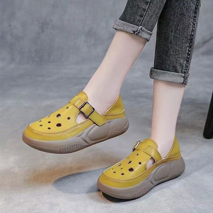 Damen Clogs Modisch Schnalle Praktisch Komfortabel