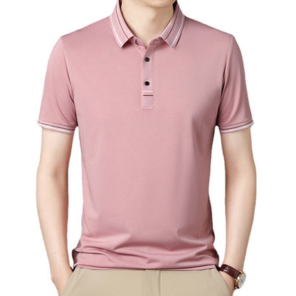 Herren Polohemd Modern Strukturiert Elegantes Design