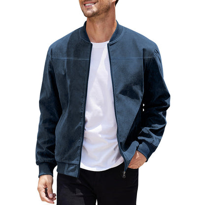 Herren Bomberjacke Sportlich Modern mit Schnitten