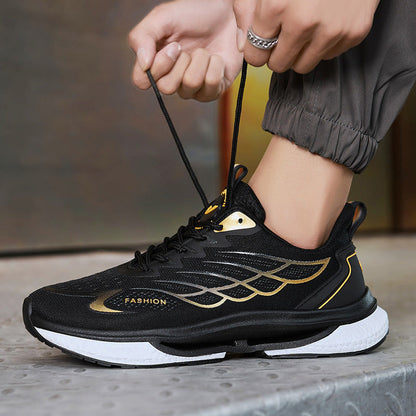 Damen Sport Sneaker mit Dämpfung Weich Laufsohle