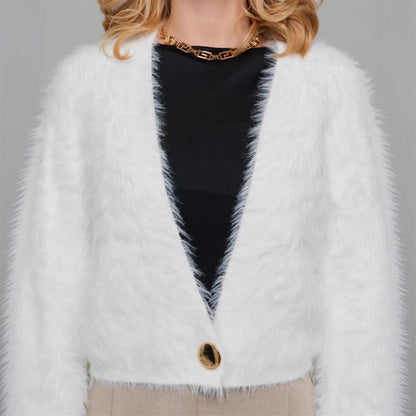 Weiche Strickjacke Damen Oversized Flauschig