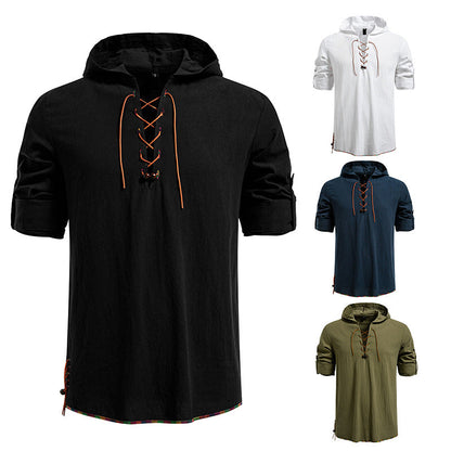 Herren Bluse Mit Schnürung Modern Berlin Style