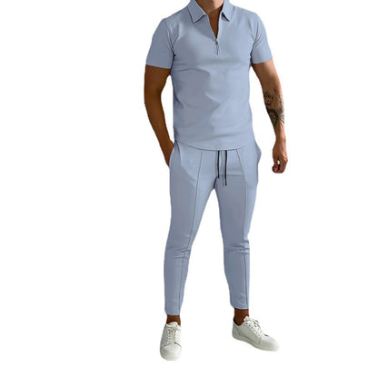 Herren Freizeitanzug Modern mit Reißverschluss Trendig