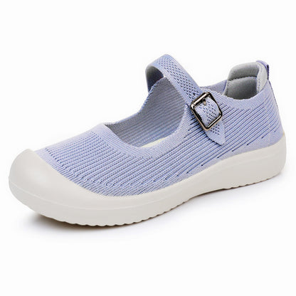 Damen Sportschuhe Slip-On atmungsaktiv mit verstellbarem Riemen