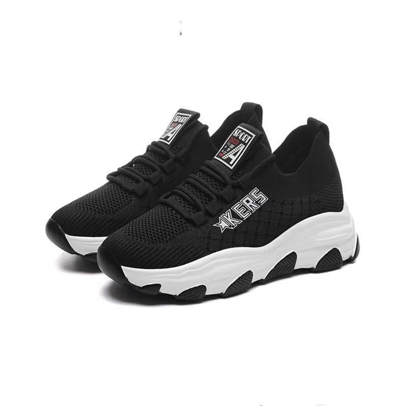 Damen Sportliche Sneaker Atmungsaktiv Flexibel Laufsohle