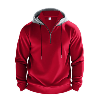 Herren Sportpullover Kapuzenpulli Atmungsaktiv Mit Reißverschluss