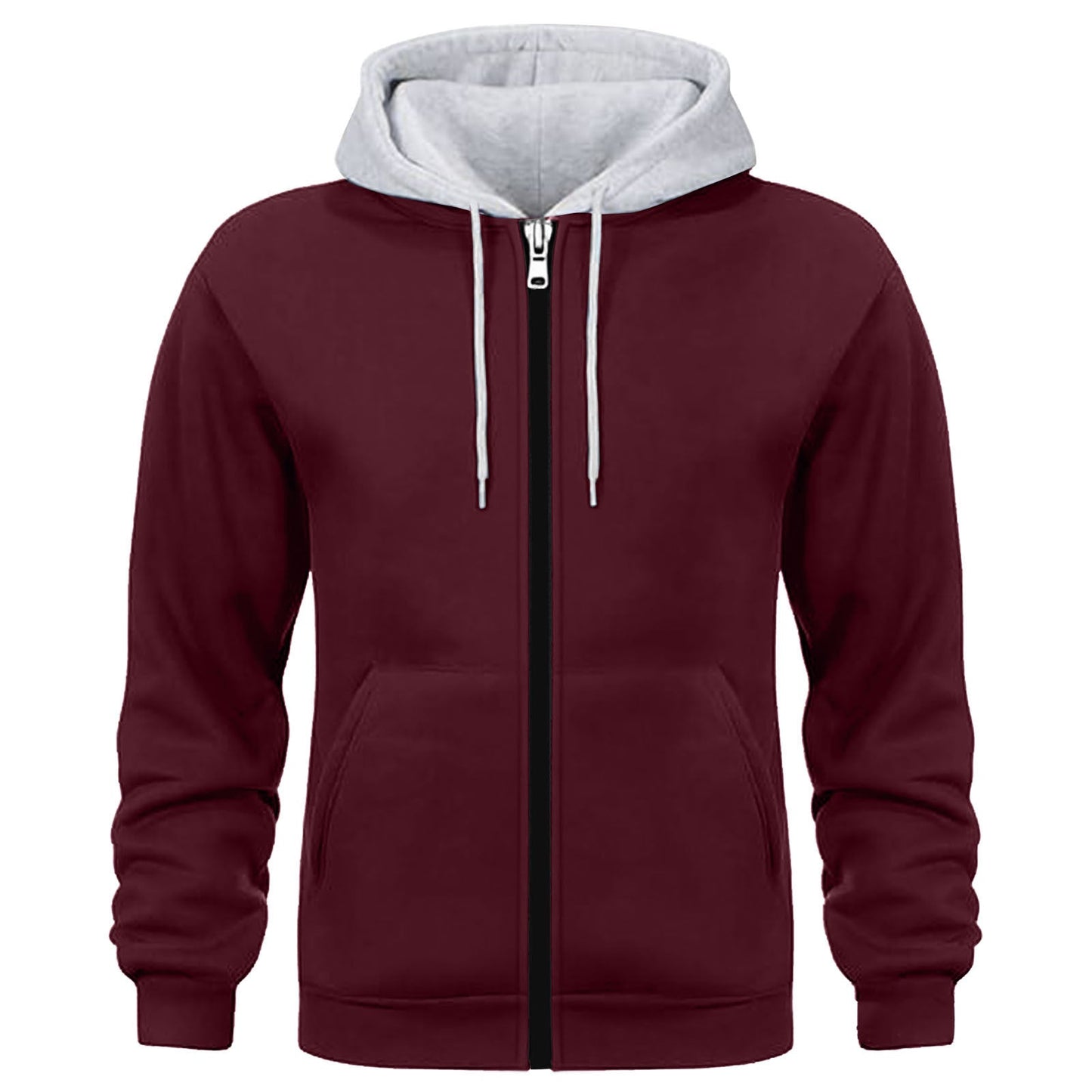 Herren Kapuzenjacke Doppellagig Warm Wasserabweisend