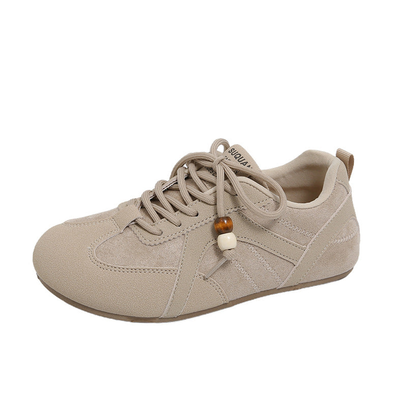 Damen Sneaker Bequem Elastisch Schnürsystem Sportlich