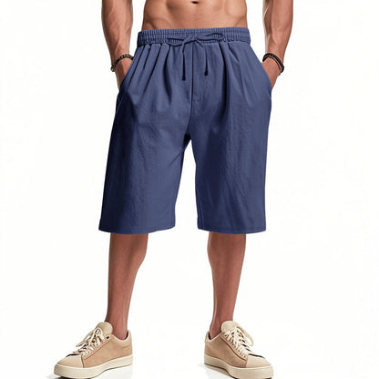 Herren Cargo Shorts Bequem Elastisch Große Taschen