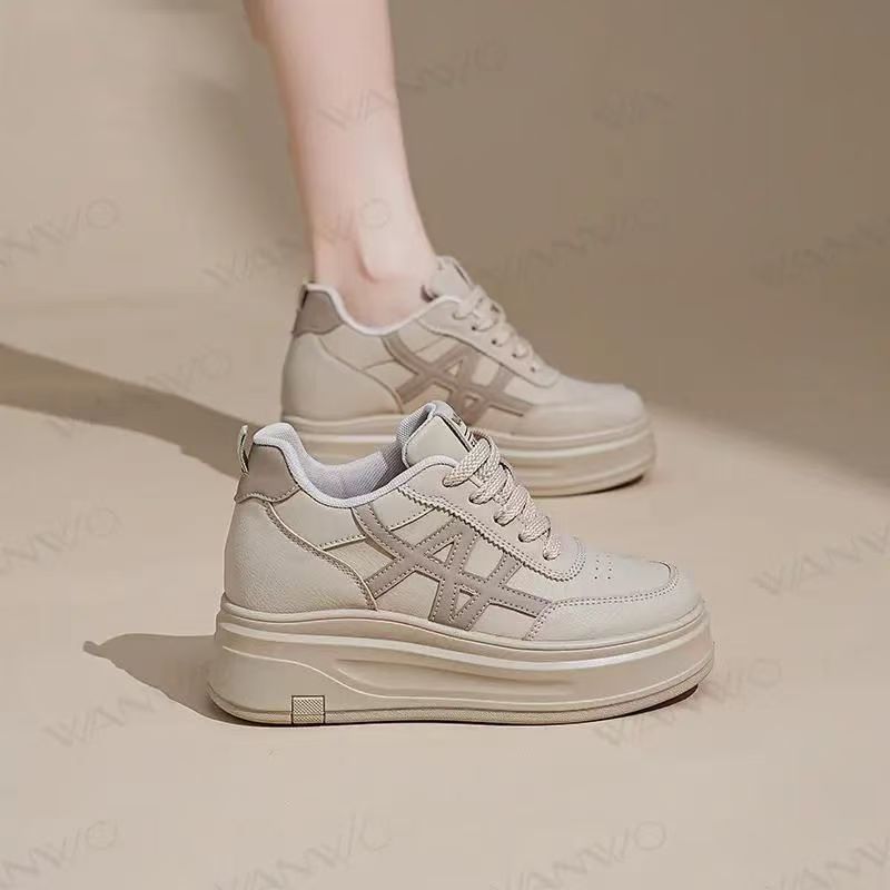 Damen Sneaker Hoch Plattform atmungsaktiv Stoßdämpfer - BerlinGlamour