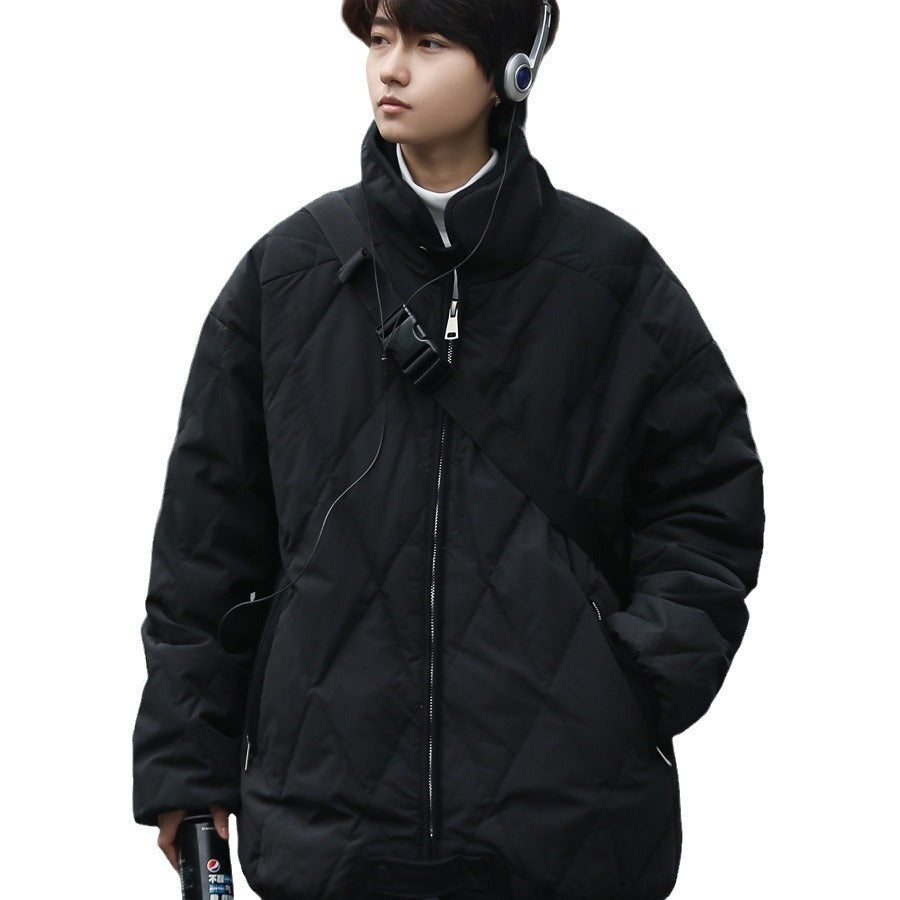Damen Winterjacke Steppjacke Warm mit Kragen und Taschen