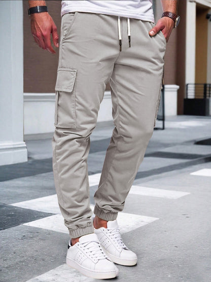 Herren Cargo-Hose Bequem Praktisch